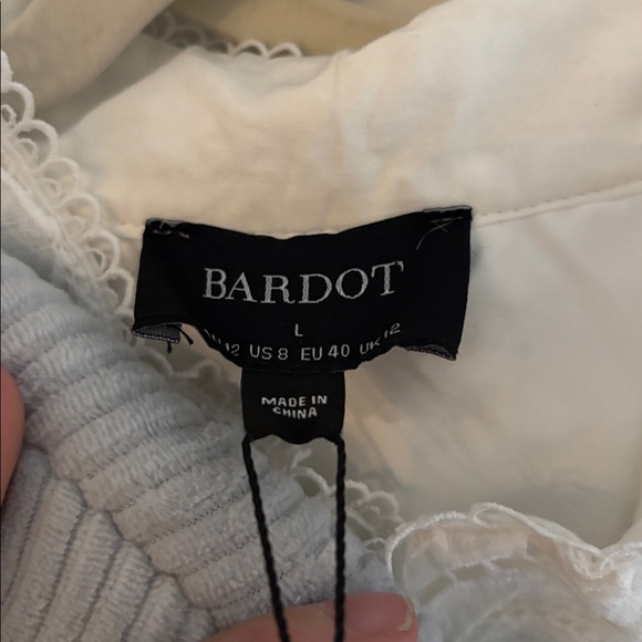 Bardot Remy Lace Mini Dress Ivory size 8, NWT Bridal Shower Engagement Party - Picture 14 of 15